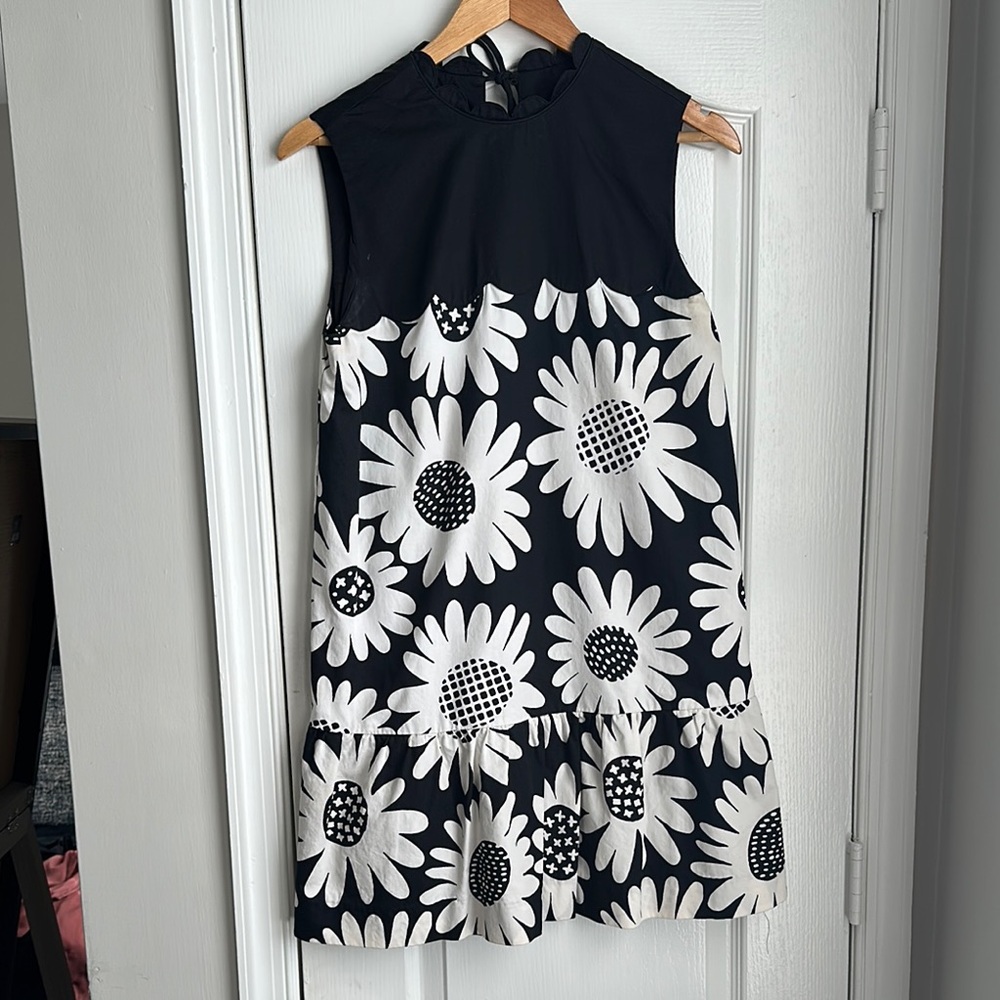 Victoria Beckham for Target Black and White Sleeveless Sheath Dress